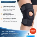 BUĞZ Medical Patella Destekli Ayarlanabilir Dizlik – Menisküs ve Spor İçin Diz Koruyucu