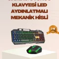  Mekanik LED Gaming Klavye Mouse Seti – Yüksek Tepki ve Ergonomi
