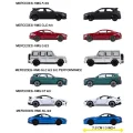 BUĞZ 1 Adet Resmi Lisanslı Mini Mercedes-AMG Premium Model Araba - Rastgele Gönderim