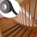 BUĞZ Merdiven Zemin Kaydırmaz Güçlü Bant Yapışkanlı Kaymaz Bant Siyah 25 Mm X 5 Metre