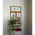 BUĞZ Metal Askılıklı Kahve Köşesi Rafı