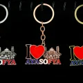 BUĞZ Metal Ayasofya Anahtarlık (I Love Ayasofya)