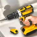 BUĞZ Metal Dişli 24W Akülü Matkap -Çift Bataryalı ve LED Çalışma Işığı ile Tam Set