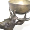 BUĞZ Metal Geyikli Kase 77 Cm