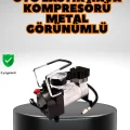BUĞZ Metal Gövde Lastik Şişirme Kompresörü SUV 4x4 Uyumlu