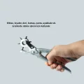 BUĞZ Metal Gövdeli Ayarlanabilir Deri Delme Pensesi 2.5–5 mm Delik Açma Aracı - Lisinya