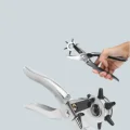 BUĞZ Metal Gövdeli Ayarlanabilir Deri Delme Pensesi 2.5–5 mm Delik Açma Aracı - Lisinya