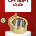 BUĞZ Metal Küllük Gizli Ateşleme Sistemli Şık Tasarım