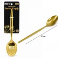 BUĞZ Metal Servis Kaşığı - Gold Renk - 27 cm