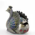 BUĞZ Metal Tavuskuşu Figürü Küllük Alk1663