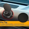 BUĞZ Metalik Magsafe Telefon Tutucu Tüm Yüzeylerle Uyumlu Vakumlu 360 Dönen Oynar Başlık
