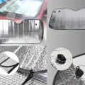  Metalize Reflektörlü Katlanabilir Araç Güneşliği – Yüksek Performanslı Isı ve UV Koruması