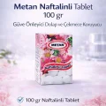 BUĞZ Metan Naftalinli Tablet 100 gr Güve Önleyici Dolap ve Çekmece Koruyucu 1 Adet