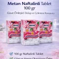 BUĞZ Metan Naftalinli Tablet 100 gr Güve Önleyici Dolap ve Çekmece Koruyucu 3 Adet