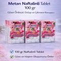 BUĞZ Metan Naftalinli Tablet 100 gr Güve Önleyici Dolap ve Çekmece Koruyucu 6 Adet