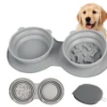 BUĞZ Mikopet Katlanabilir İkili Mama ve Su Kabı