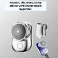  Mikro titreşim motorlu, düşük sesli, USB girişli tıraş makinesi