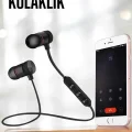  Mikrofonlu Kablosuz Sport Kulak İçi Mıknatıslı Kulaklık