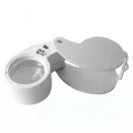 BUĞZ Mini 40x25mm Takı Büyüteç, Cep Büyüteç, Teftiş, Elmas Pullar, Madeni Kontrol Lup Mg21011