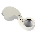 BUĞZ Mini 40x25mm Takı Büyüteç, Cep Büyüteç, Teftiş, Elmas Pullar, Madeni Kontrol Lup Mg21011