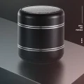 BUĞZ Mini Alüminyum TWS Kablosuz Bluetooth Hoparlör – Yuvarlak Metal Tasarım, Yüksek Bas ve Taşınabilir Özellikler