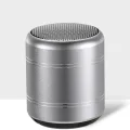 BUĞZ Mini Alüminyum TWS Kablosuz Bluetooth Hoparlör – Yuvarlak Metal Tasarım, Yüksek Bas ve Taşınabilir Özellikler