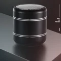  Mini Alüminyum Tws Kablosuz Bluetooth Hoparlör – Yuvarlak Metal Tasarım, Yüksek Bas Ve Taşınabilir Özellikler