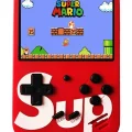 BUĞZ Mini atari oyun konsolu çift kollu nostalji oyunlu kırmızı renk bluetooth yok - Elektronik