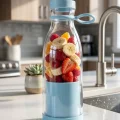 BUĞZ Mini Blender USB Şarjlı 380 ml Smoothie Hazırlayıcı Hafif ve Pratik Tasarım