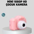 BUĞZ Mini Dijital Çocuk Kamerası 8MP HD Ekranlı 1080P Video ve Şarjlı