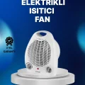 BUĞZ Mini Elektrikli Isıtıcı – 2000W Güç, Fanlı Isıtma, 3 Isı Modu