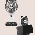  Mini Fan Hayvan Figürlü – Şarj Edilebilir Taşınabilir El Vantilatörü
