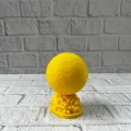 BUĞZ Mini FIFA Futbol Topu Biblo Sarı Renk 10cm Spor Temalı Dekor - Lisinya