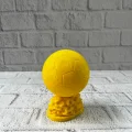 BUĞZ Mini FIFA Futbol Topu Biblo Sarı Renk 10cm Spor Temalı Dekor - Lisinya
