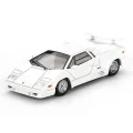BUĞZ Mini GT 1/64 Lamborghini Countach 25th Anniversary White - Blister Paket