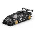 BUĞZ Mini GT 1/64 Lamborghini Countach LB-WORKS Black Blister Paket