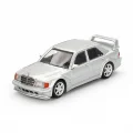 BUĞZ Mini GT 1/64 Mercedes-Benz 190E 2.5-16 Evolution II Astral Silver - Blister Paket MGT00852-BL
