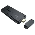 BUĞZ Mini HDMI 4K Kablosuz Oyun Konsolu, 64GB Dahili Hafızalı ve Çift Kollu Siyah Tasarım