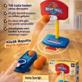BUĞZ Mini Masaüstü Basketbol Oyunu – Tek Tuşlu Fırlatma, 2 Toplu, Eğitici & Eğlenceli
