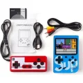 BUĞZ Mini oyun konsolu çift kollu mavi renk nostalji oyunlarıyla Bluetooth desteği olmadan