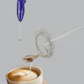 BUĞZ Mini Pilli Portatif Karıştırıcı – Cappuccino, Latte, Frappe ve Kahve Köpürtücü