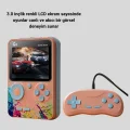 BUĞZ Mini Retro Oyun Konsolu 500 Oyunlu 3.0 İnç Ekran ve Şarjlı Batarya