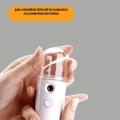 BUĞZ Mini Şarjlı Buhar Nemlendirici – Taşınabilir, Enerji Tasarruflu, Kablosuz Kullanım