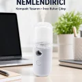 BUĞZ Mini Şarjlı Buhar Nemlendirici – Taşınabilir, Enerji Tasarruflu, Kablosuz Kullanım Yeni Nesil