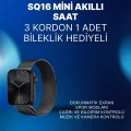  Mini Series 10 Akıllı Saat | 3 Kordon + Bileklik Hediyeli, Tüm Telefonlarla Uyumlu