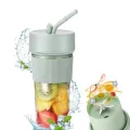 BUĞZ Mini Taşınabilir Mikser 350 Ml Smoothie Makinesi Meyve Sıkacağı Şarj Edilebilir Blender Yeşil