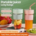 BUĞZ Mini Taşınabilir Mikser 350 Ml Smoothie Makinesi Meyve Sıkacağı Şarj Edilebilir Blender Yeşil
