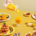 BUĞZ Mini taşınabilir şarjlı mavi smoothie meyve sebze blender 500-1500 watt 2 yıl garantili