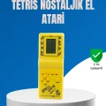 BUĞZ Mini Tetris El Aterisi – Taşınabilir Retro Oyun Konsolu, Pil ile Çalışan Klasik Model
