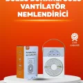  Mini USB Klima Fan | 3 Kademeli Spreyli Hava Soğutucu, Taşınabilir